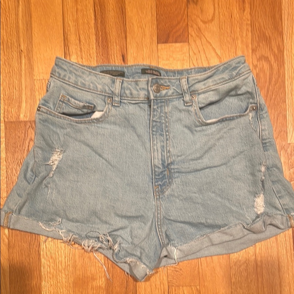 Wild Fable Light Blue Denim Women's Shorts